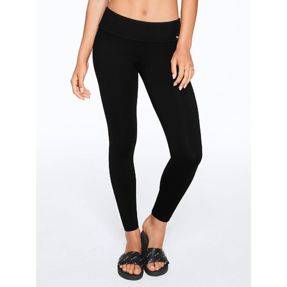Foldover Waist Leggings PINK